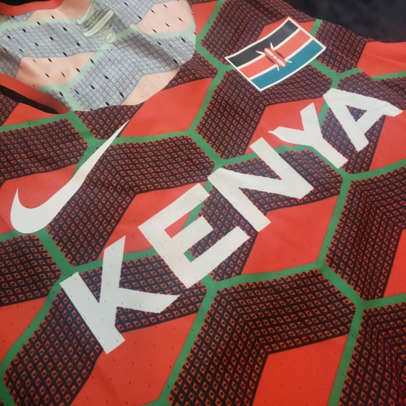 Nike Pro Elite Kenya Team Track Singlet 2020 Men’s Size M-Tall CI8113-602 New - Picture 4 of 7